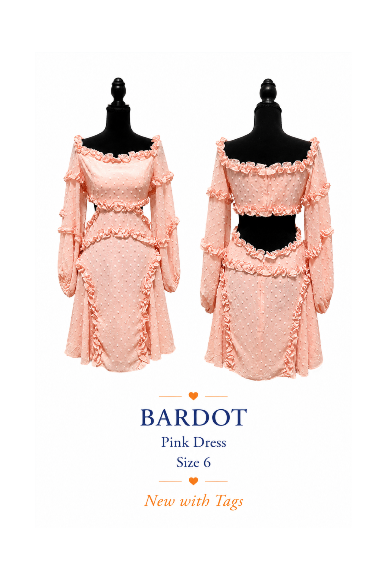 Bardot Pink Dress