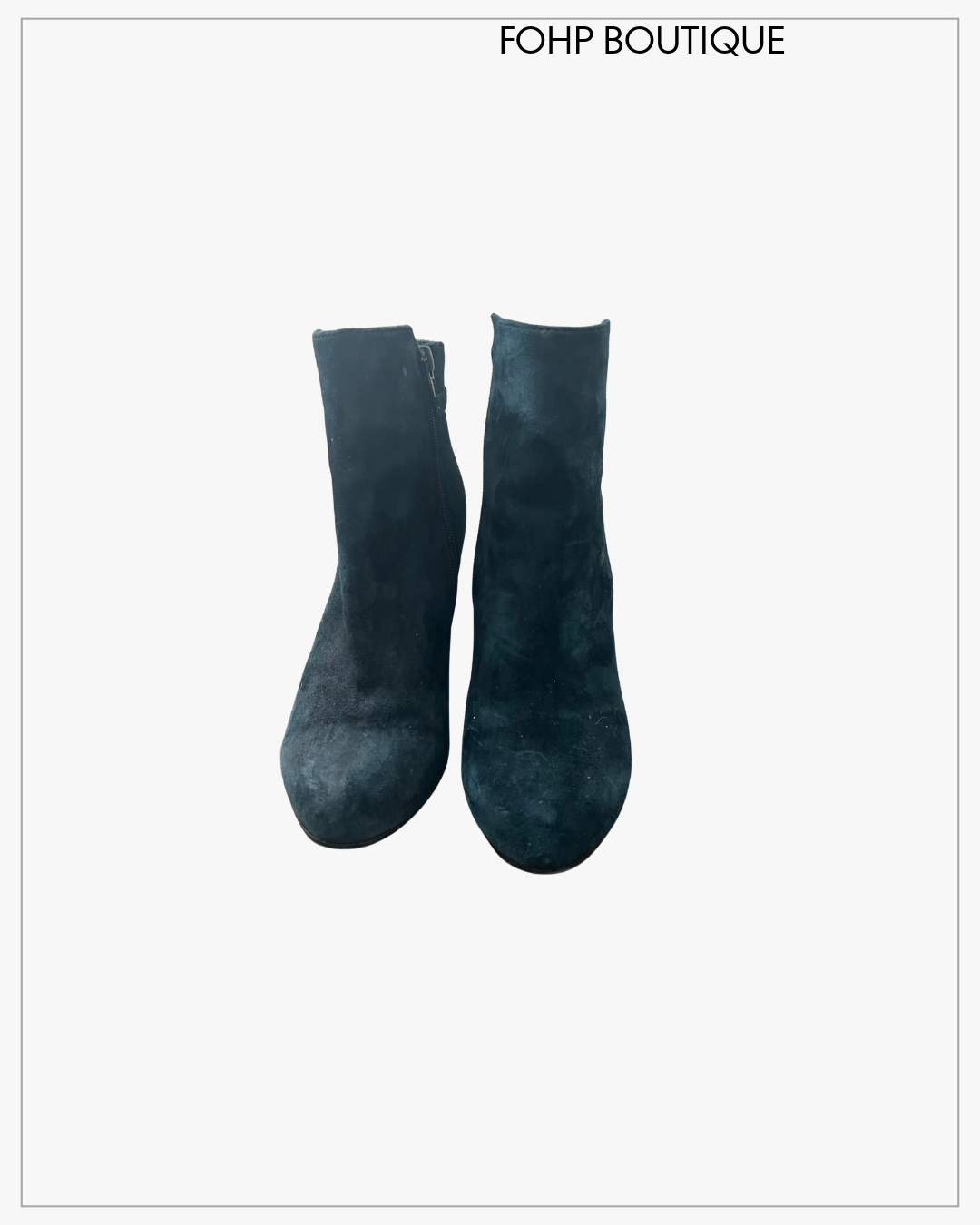 Genuine Leather/Suede Ankle Booties