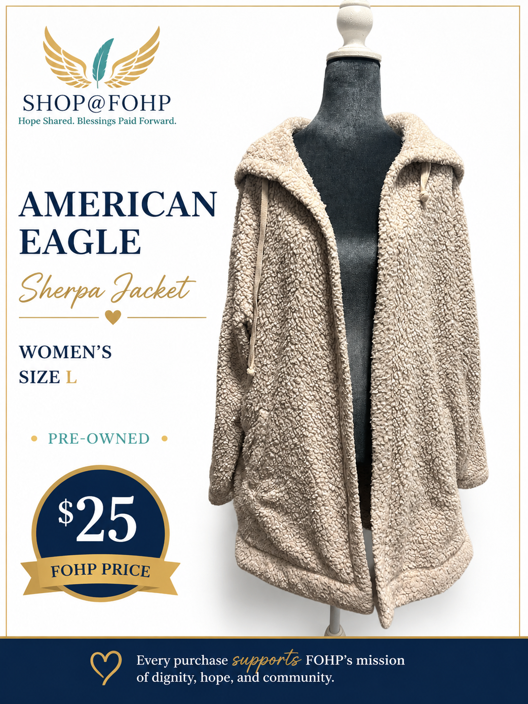 American Eagle Sherpa Jacket