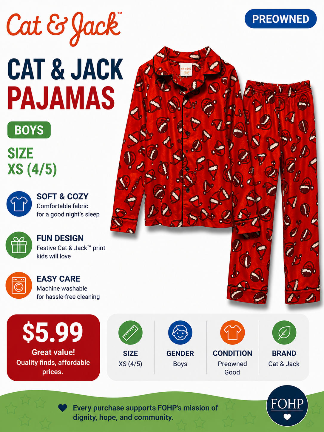 Cat & Jack Pajamas