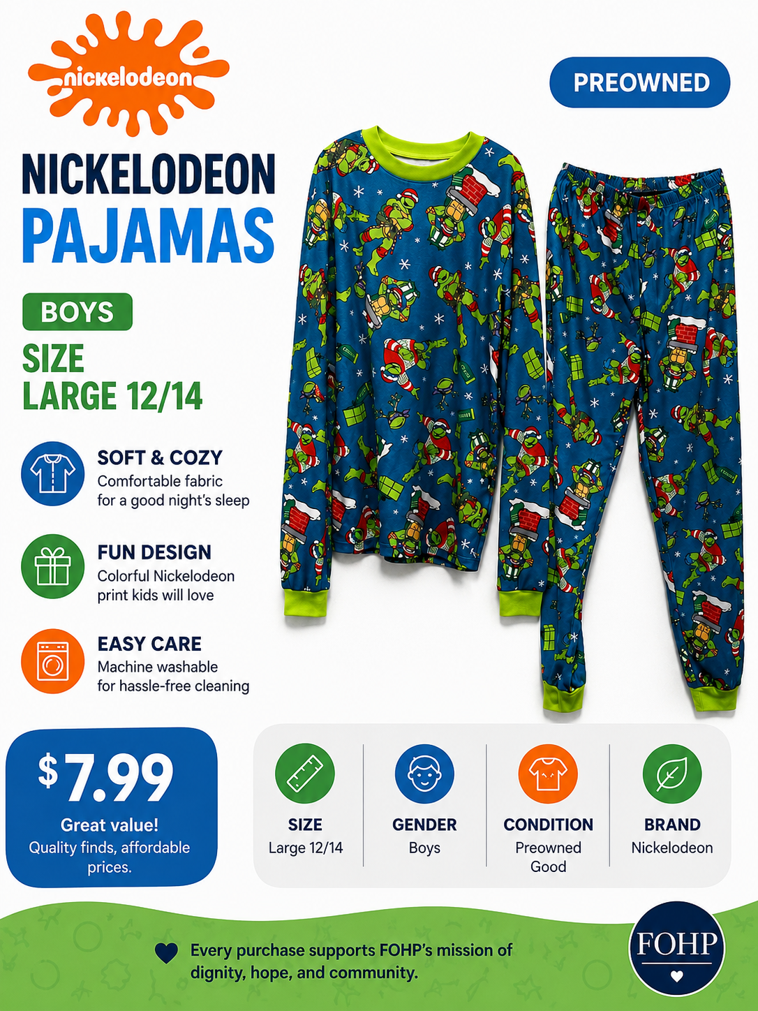 Nickelodeon Pajamas for Boys