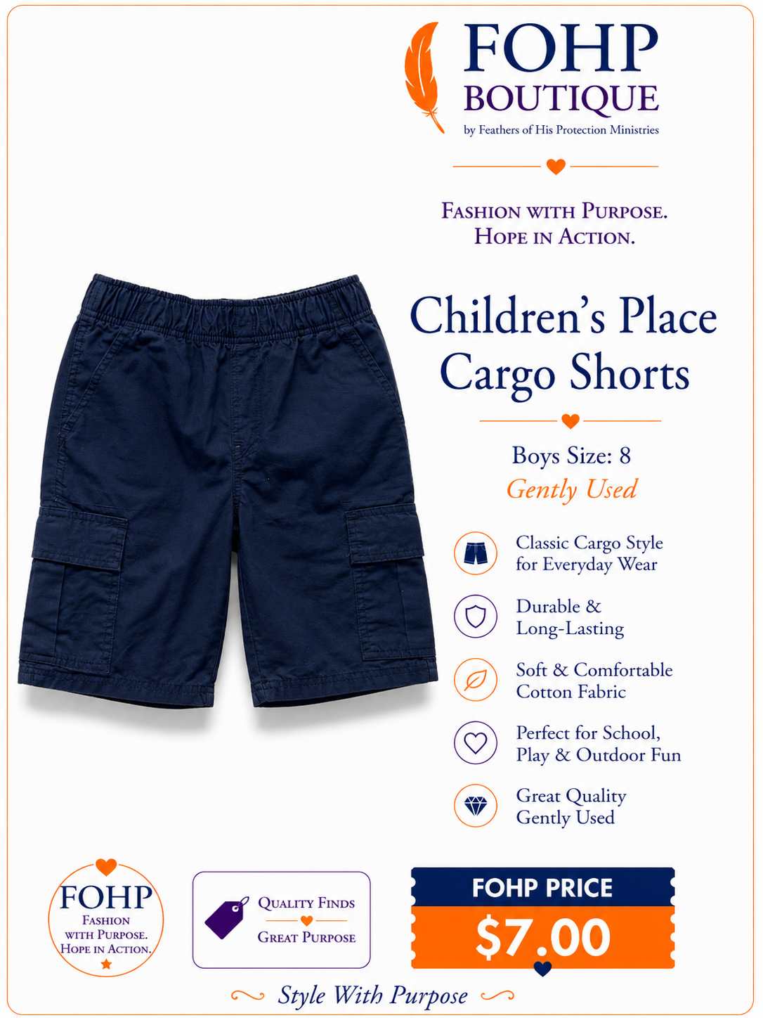 Children's Place Cargo Shorts