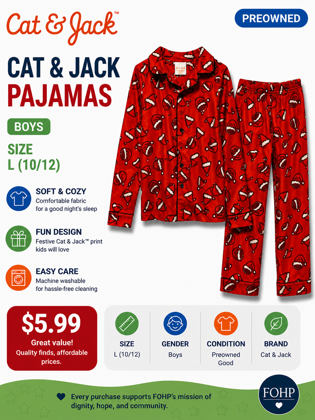 Cat & Jack Pajamas
