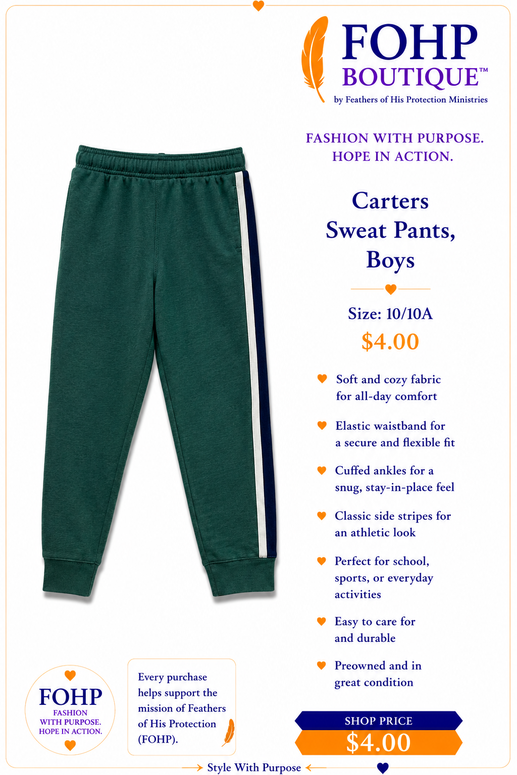 Carters Boys Sweat Pants
