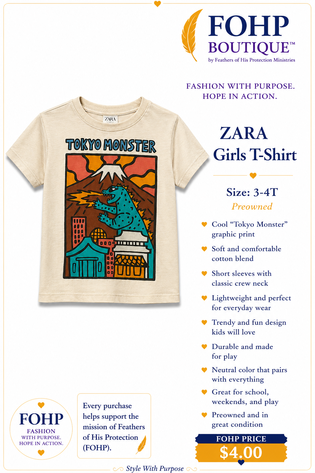 ZARA Girls T-Shirt