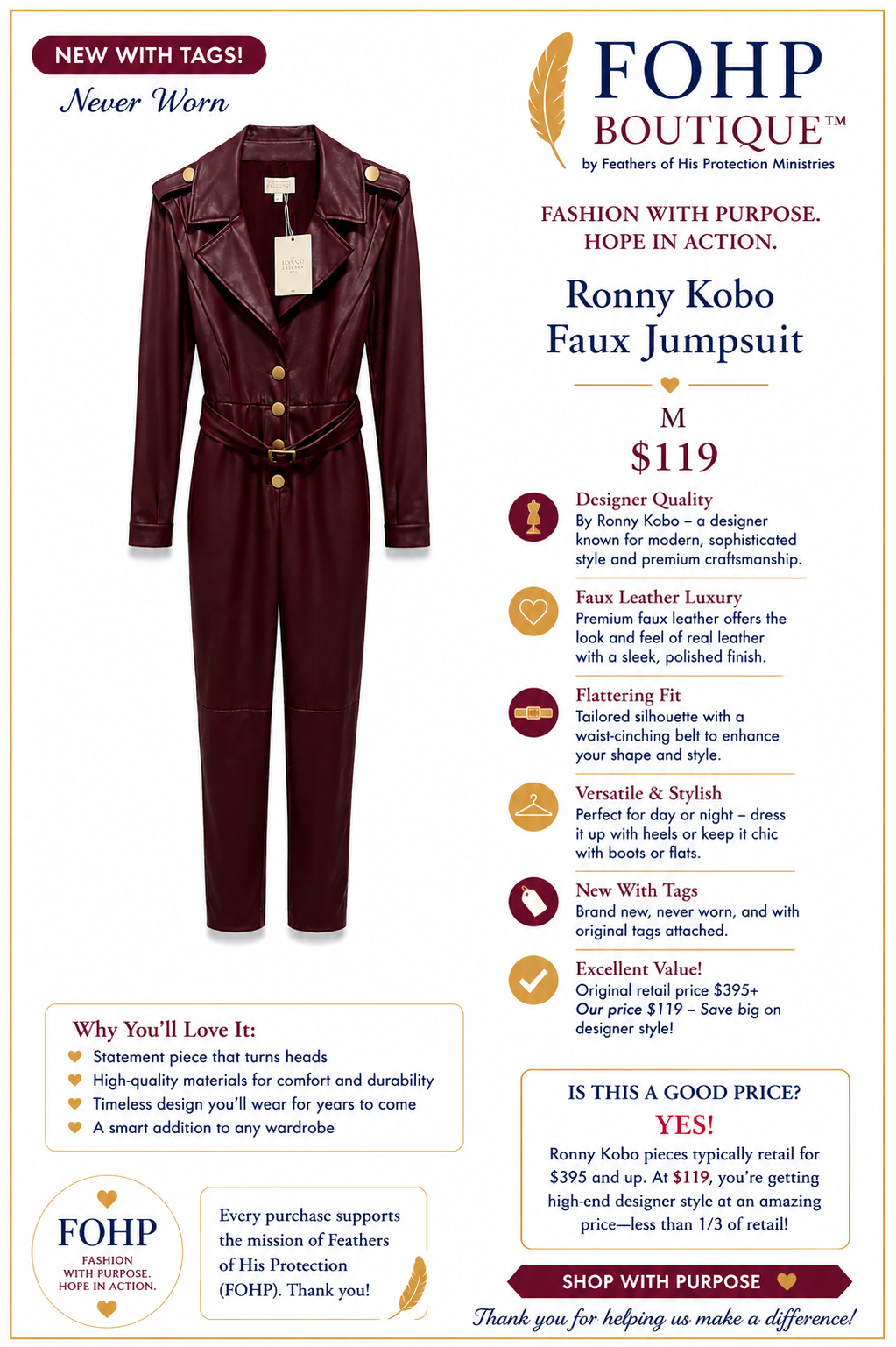 Ronny Kobo Faux Jumpsuit