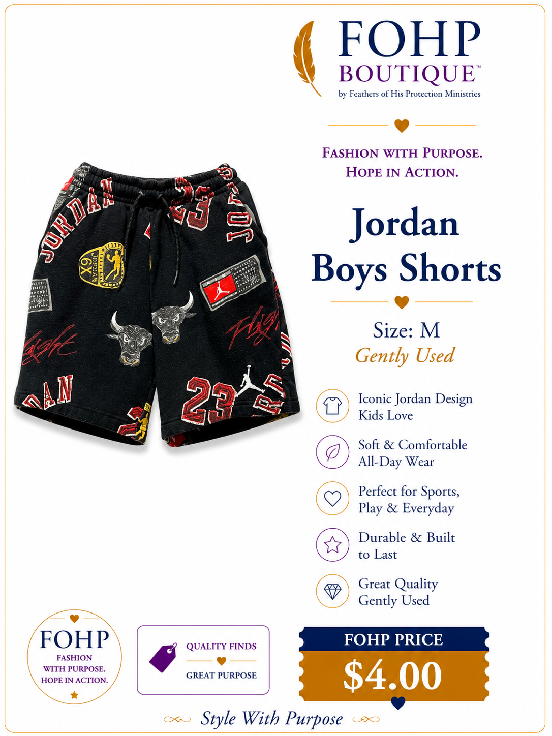 Jordan Boys Shorts