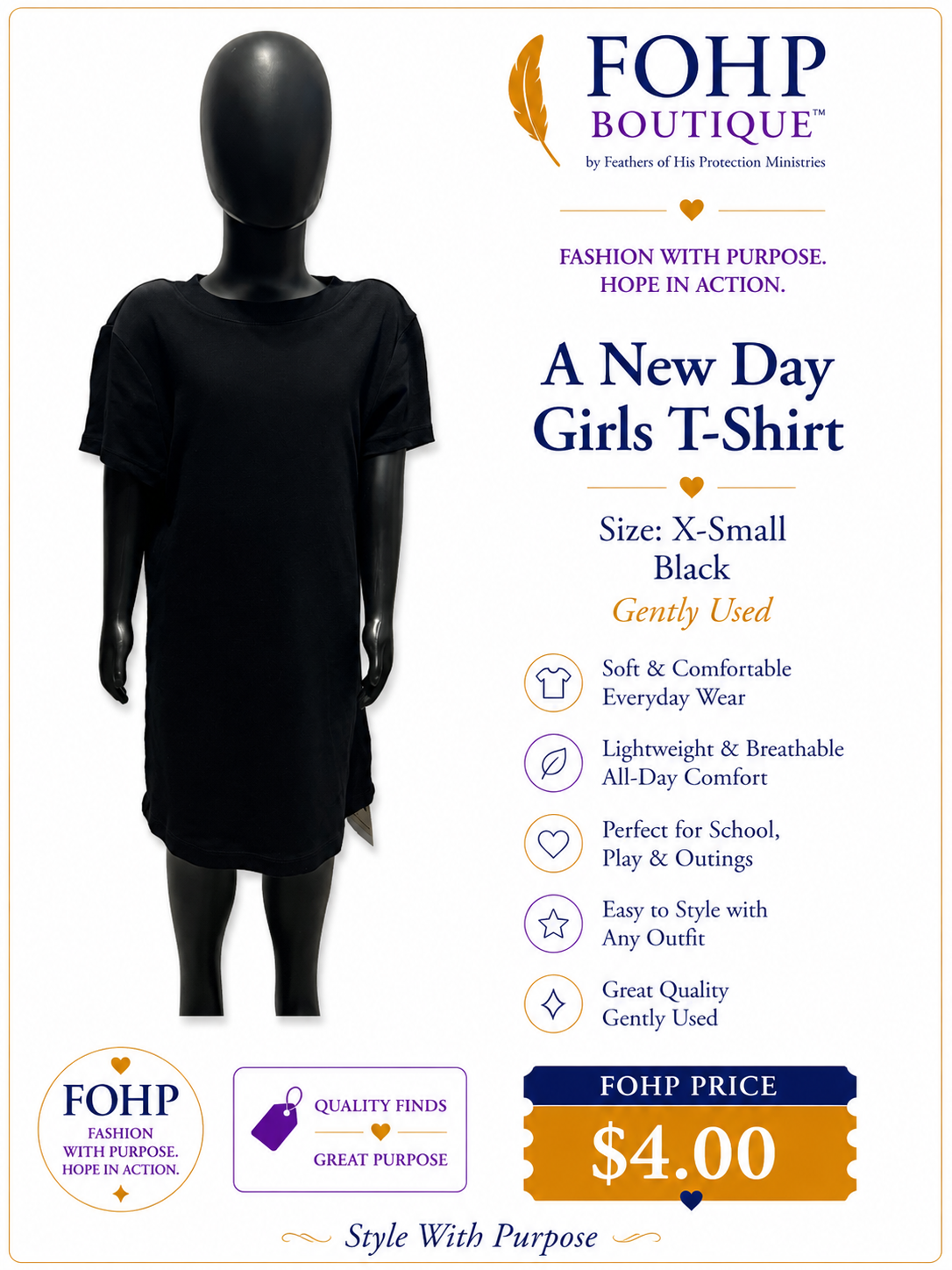 A New Day Girls T-Shirt
