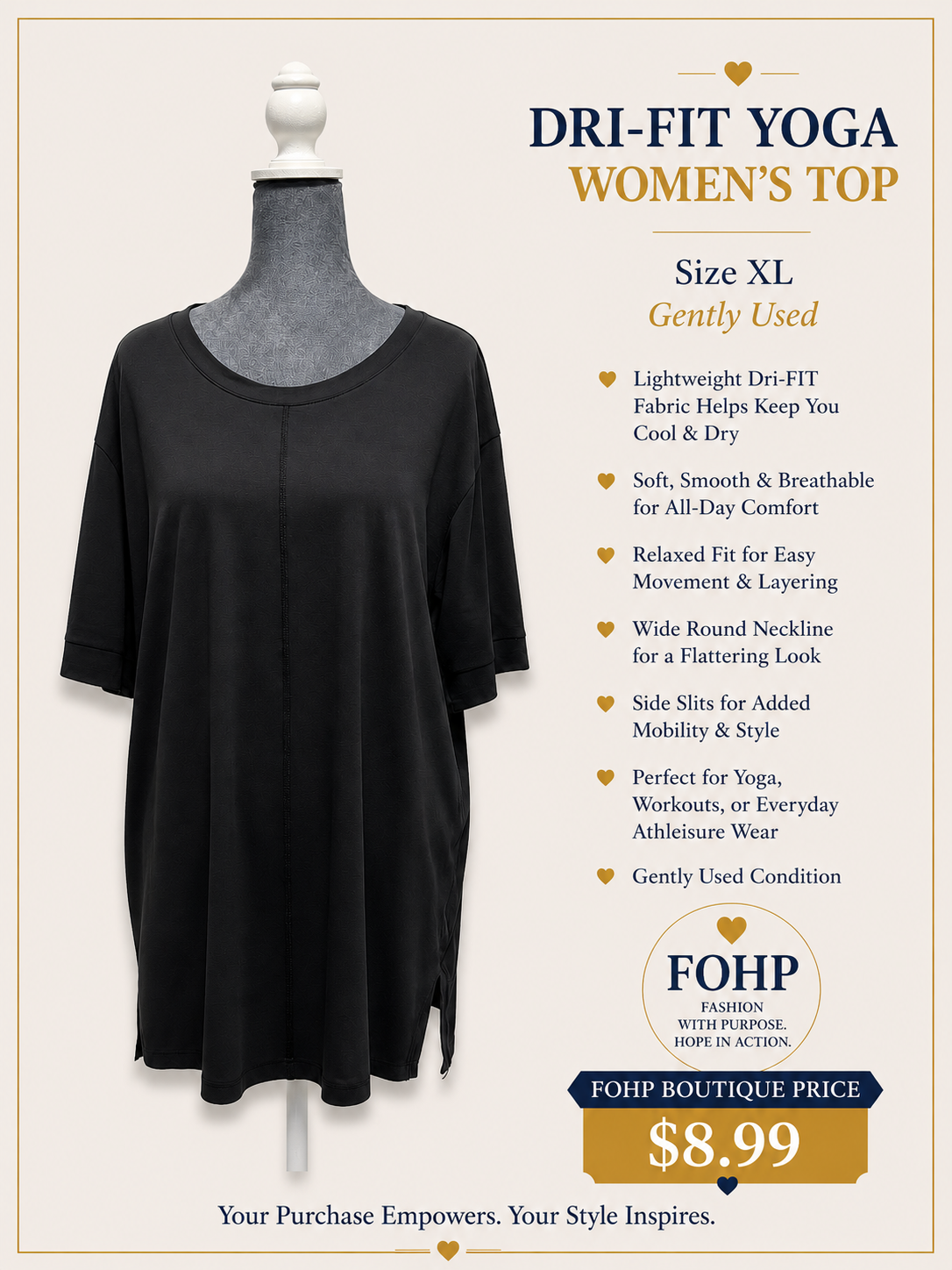 Dri-Fit Yoga Women's Top
