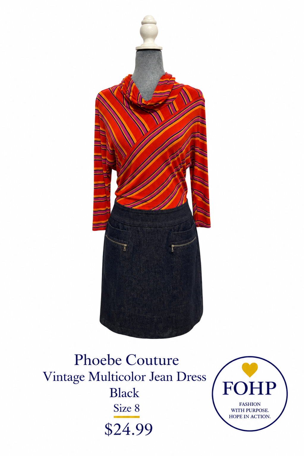 Phoebe Couture Vintage Jean Dress