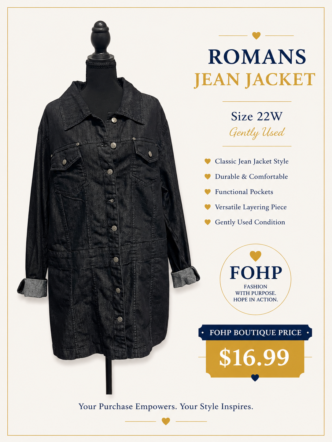 Romans Jean Jacket