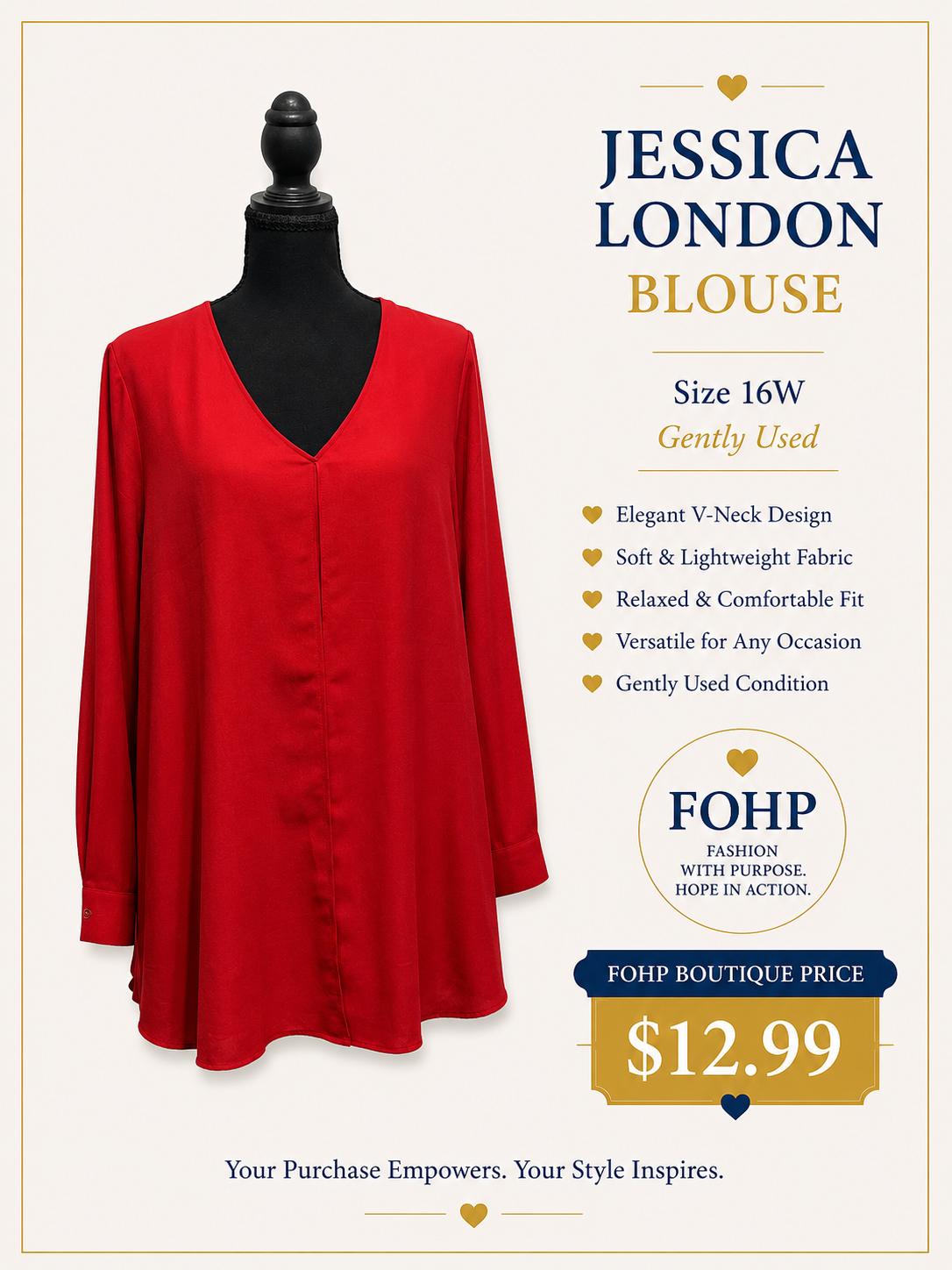 Jessica London Blouse