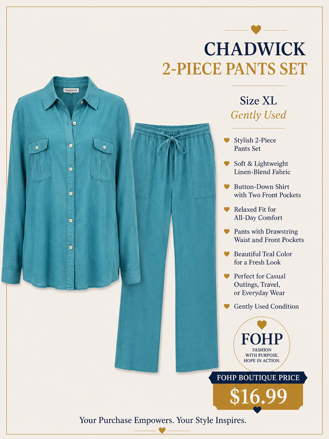 Chadwick 2-Piece Pants Set