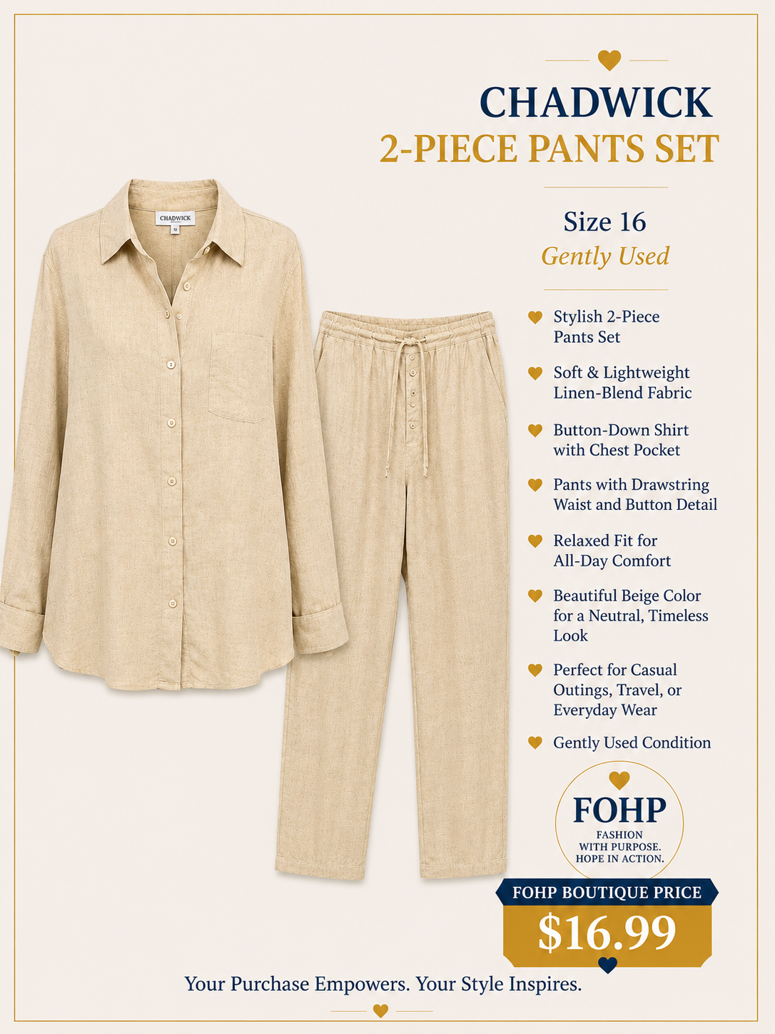 Chadwick 2-Piece Pants Set