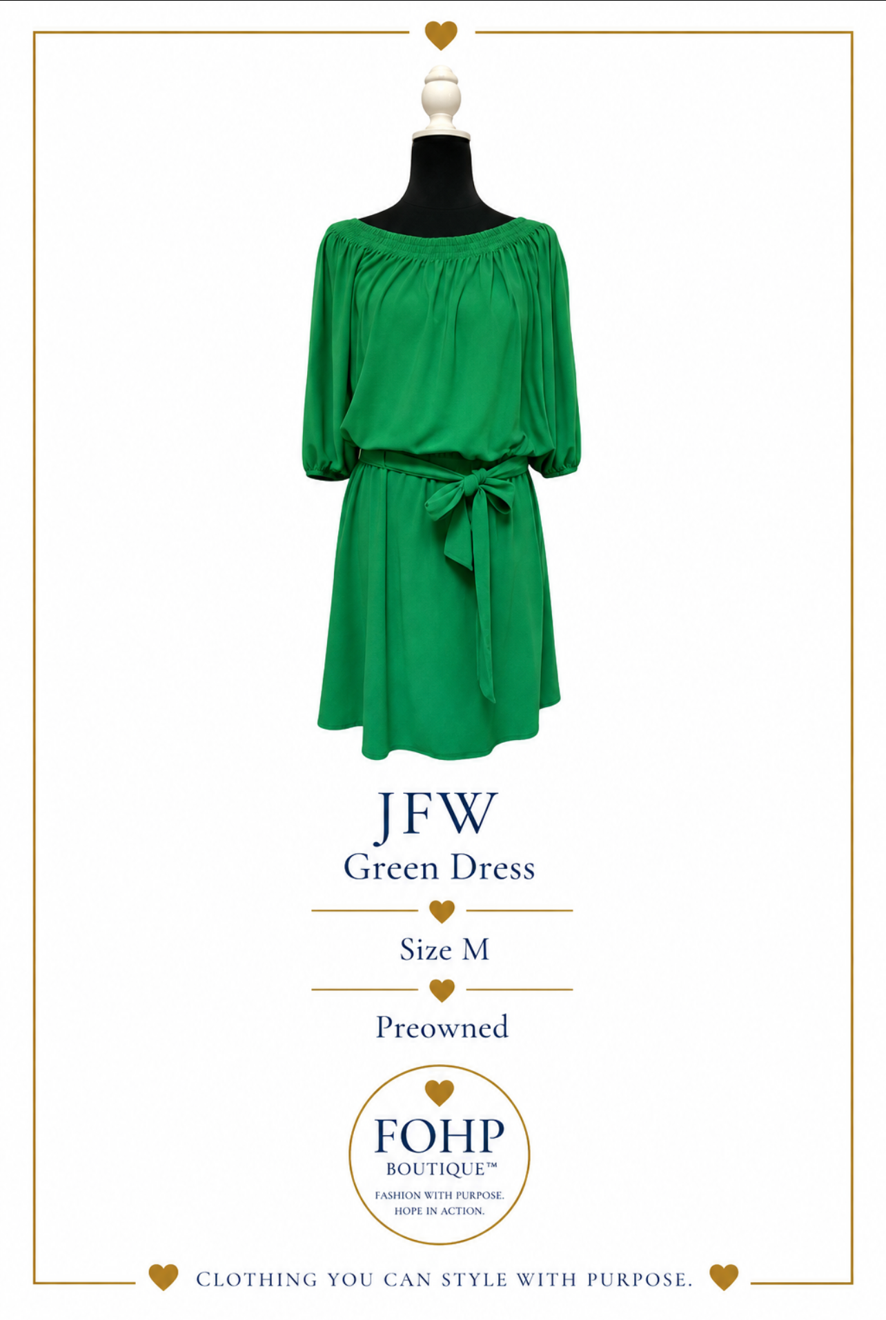 JFW Green Dress