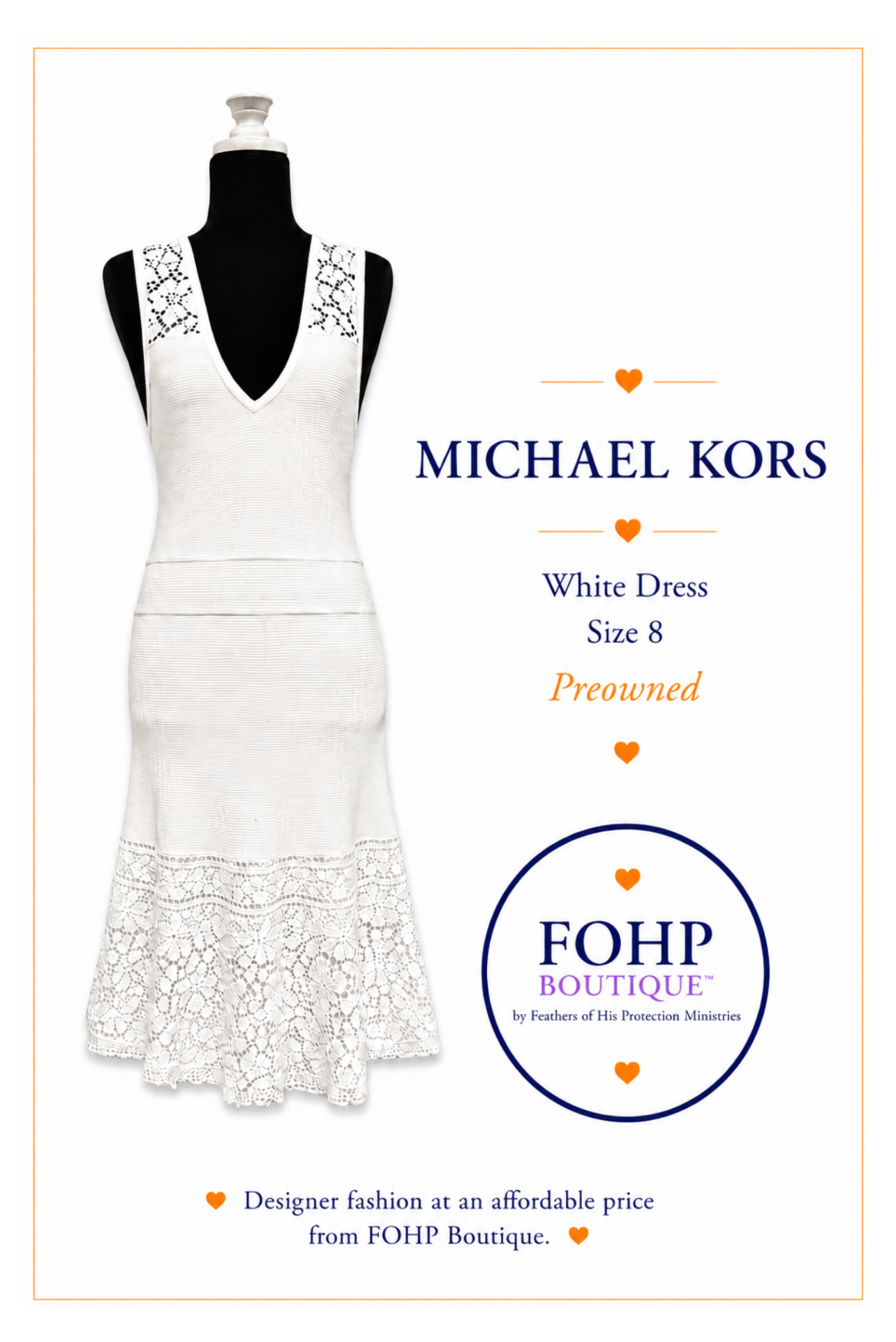 Michael Kors White Dess