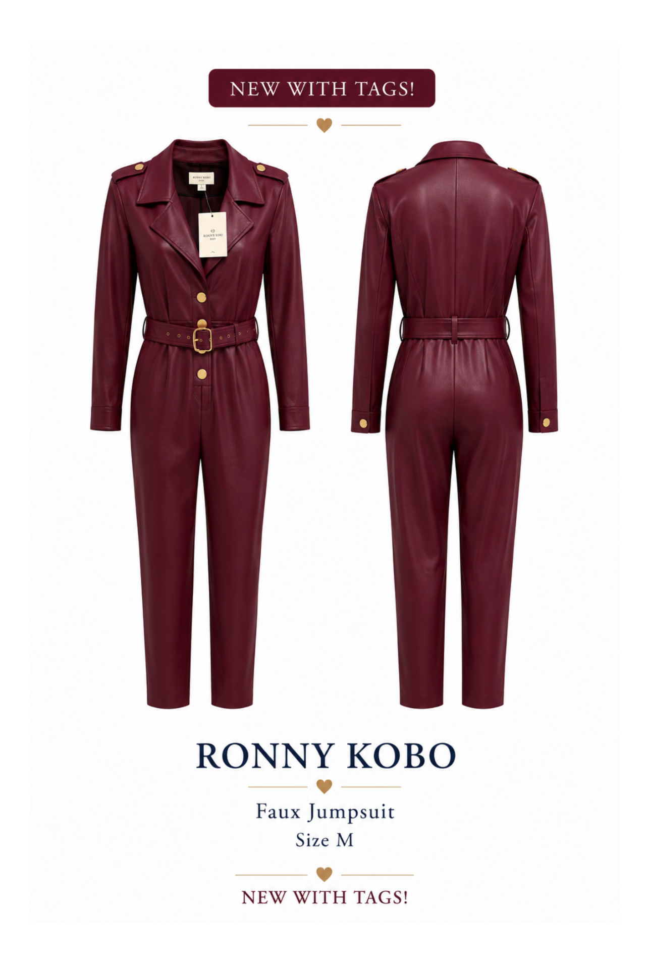 Ronny Kobo Faux Jumpsuit