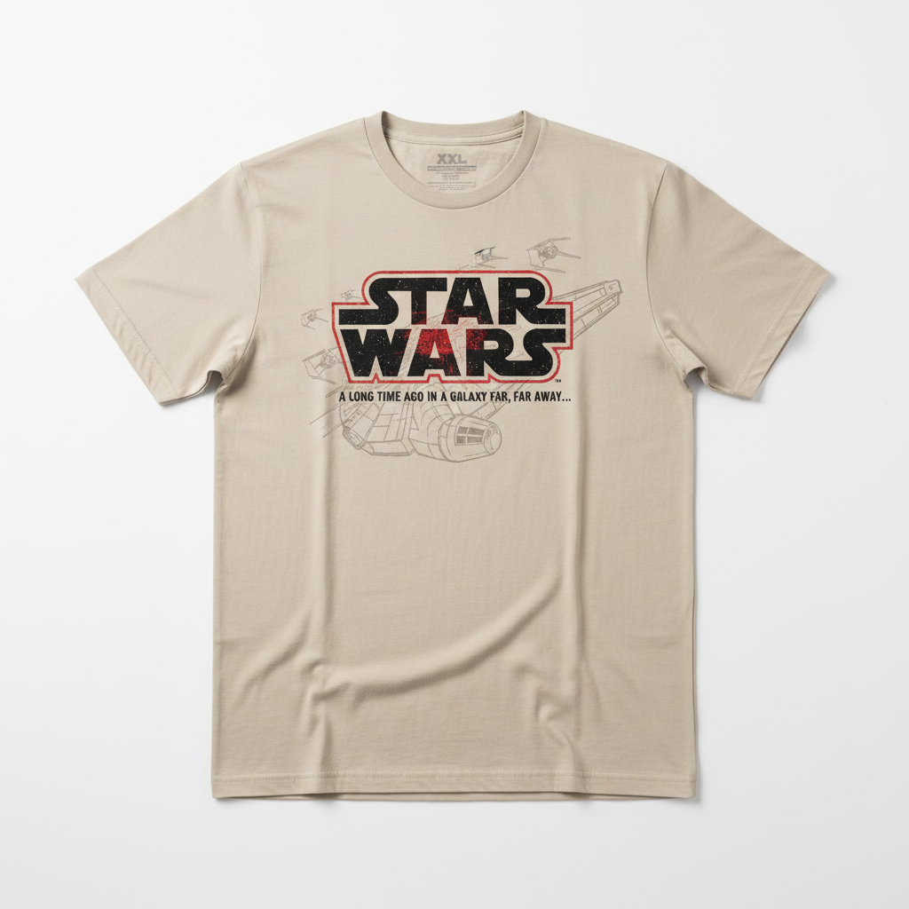 Star Wars Luke Skywalker, Darth Vader, R2-D2, C-3PO Men's T-Shirt